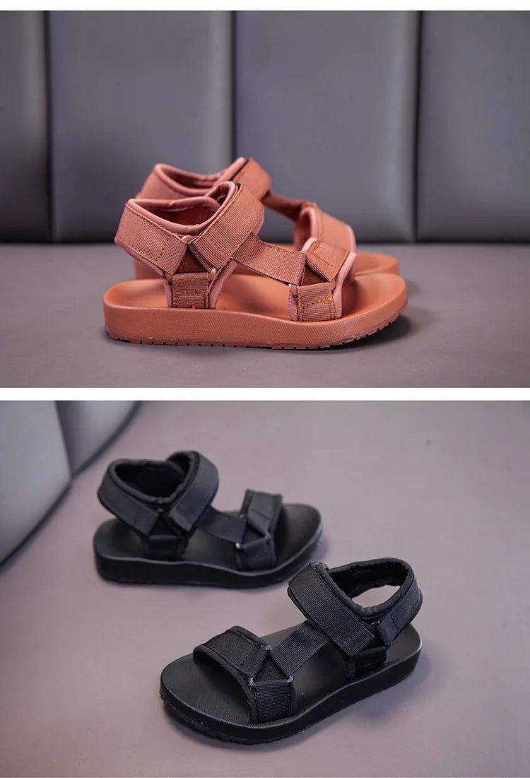 Sandales Sport Enfant Été – Respirantes, Semelle Caoutchouc, Unisexe, T.21-36