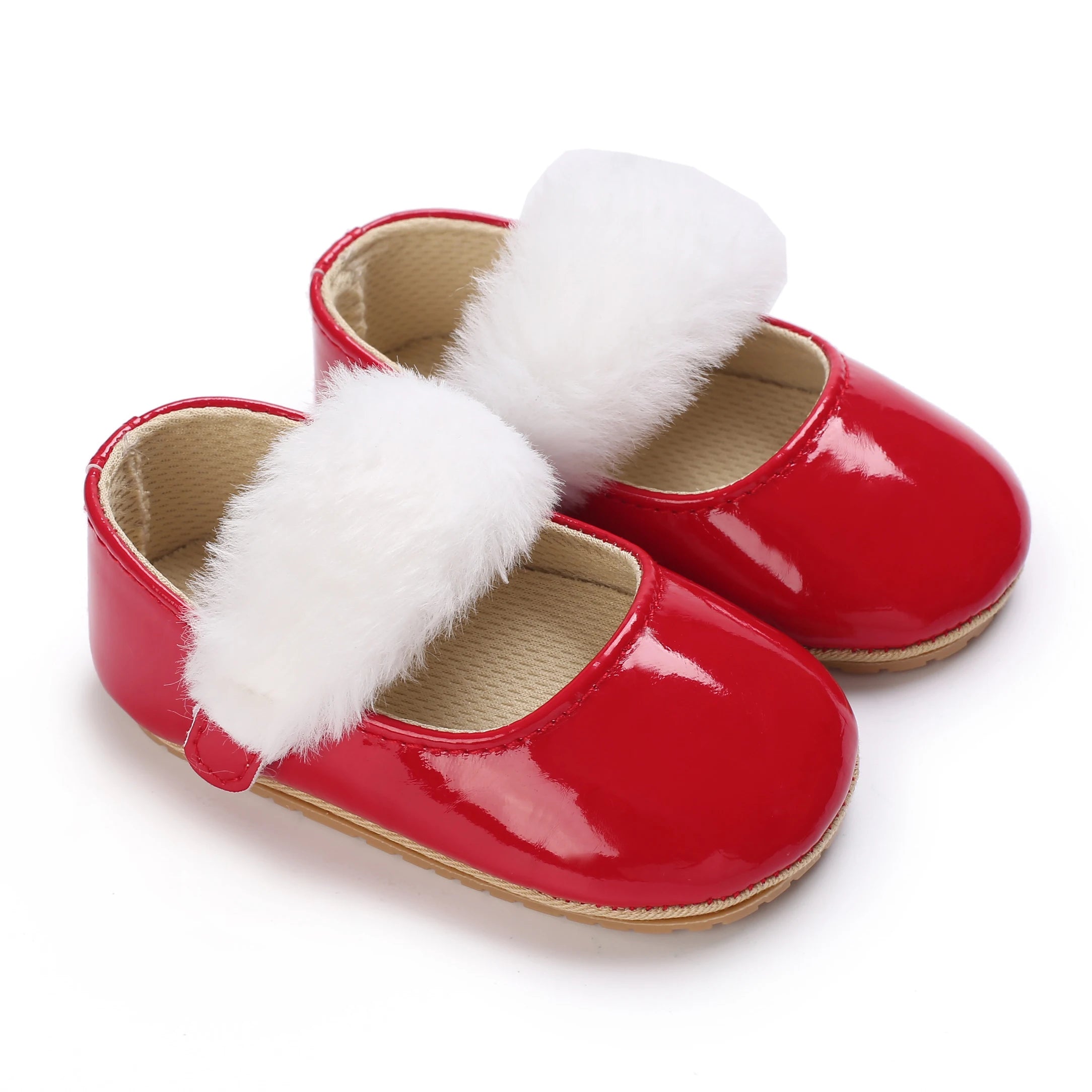 Chaussures Princesse Bébé Fille – Semelle Antidérapante, Dentelle & Nœud, 0-18 Mois