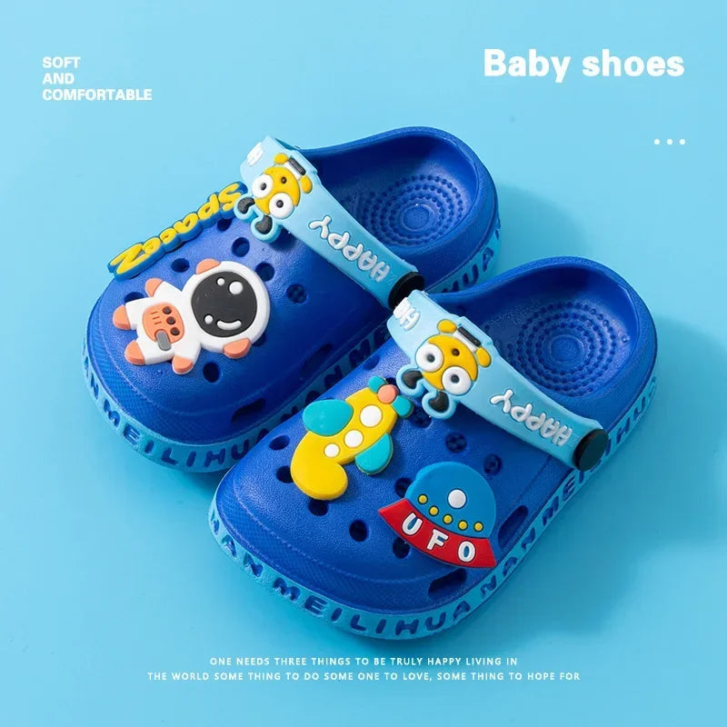 Sabots Mules Enfant Été – Semelle Souple Antidérapante, Unisexe, 6 Mois-5,5 Ans
