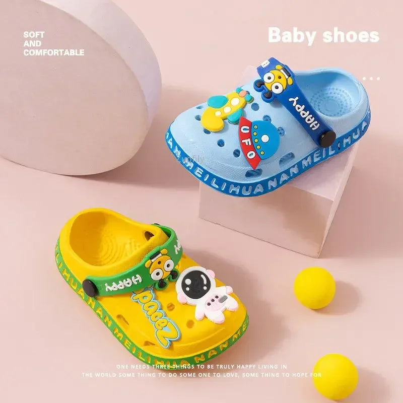 Sabots Mules Enfant Été – Semelle Souple Antidérapante, Unisexe, 6 Mois-5,5 Ans