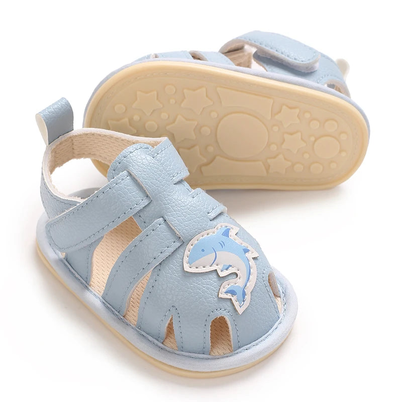 Infant Pre-Walker Shoes 0-18M Baby Shoes Summer Sandals, Cute Breathable Soft Sole Footwear for Boys Girls